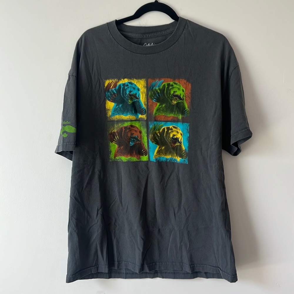 Cabela’s Moustache Bear T-Shirt - Size XL